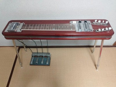 TEISCO 1968 8-STRING PEDAL STEEL GUITAR WITH CASE RARE VINTAGE EXCELLENT+++