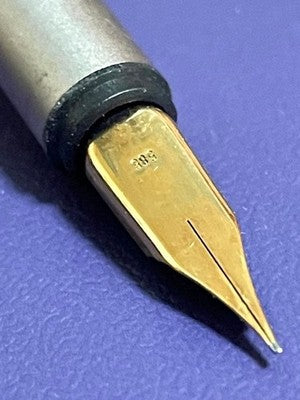 Montblanc Fountain Pen Silver Gold Combination Metal Used From Japan