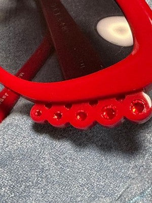 Hysteric Mini DITA Kids Sunglasses Red Frame Black Lens /w Pouch Excellent Rare