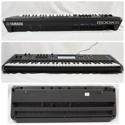 YAMAHA MODX6 61 KEY SYNTHESIZER W ORIGINAL CASE AC ADAPTER EXCELLENT JP