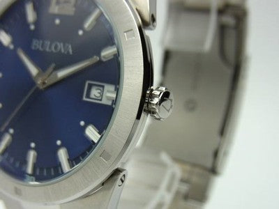 BULOVA MEN'S DRESS WATCH 96B220, QUARTZ, 43MM STAINLESS STEEL CASE, CLASSIC