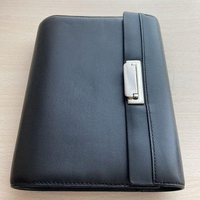 FILOFAX WAVERLEY BIBLE SIZE ORGANIZER, UNUSED, MINOR DENTS ON LEATHER