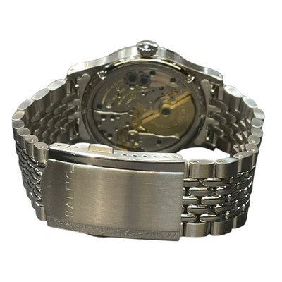 BALTIC MR CLASSIC SILVER AUTOMATIC GRAY DIAL SMALL SECOND 36MM BOXED WATCH