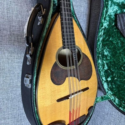 SUZUKI MD-4 MANDOLA MUSICAL INSTRUMENT WITH HARD CASE JAPAN VINTAGE RARE