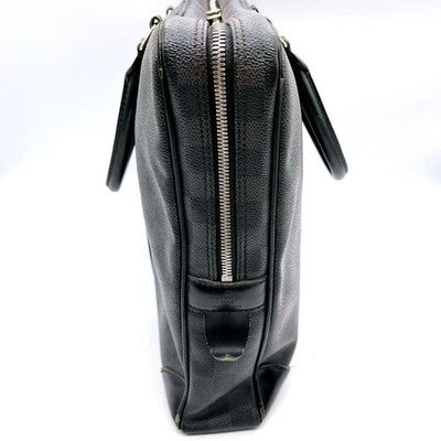 LOUIS VUITTON BRIEFCASE PORTE DOCUMENT VOYAGE N41125 DAMIER GRAPHITE BLACK GRAY