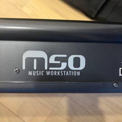 KORG M50-61 61-KEY MUSIC WORKSTATION SYNTHESIZER W/ ORIGINAL CASE & PEDAL