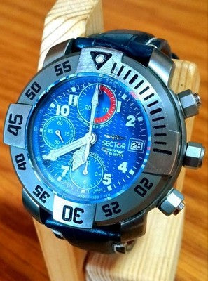 SECTOR DIVING TEAM 1000M CHRONOGRAPH AUTOMATIC MENS DIVE WATCH