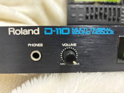 ROLAND PG-10 PROGRAMMER & D-110 MULTI TIMBRAL SOUND MODULE SET - RARE JAPAN