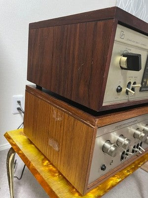 LUXMAN L-540 AMPLIFIER WL-550 TUNER SET VINTAGE AUDIO FOR PARTS REPAIR