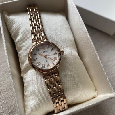 SEIKO LUKIA SSWA008 QUARTZ WATCH LADIES WORKING WITH BOX  JAPAN