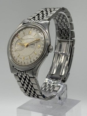 ORIS POINTER DATE SMALL SECOND 7461 AUTOMATIC WHITE DIAL MEN'S WATCH USED