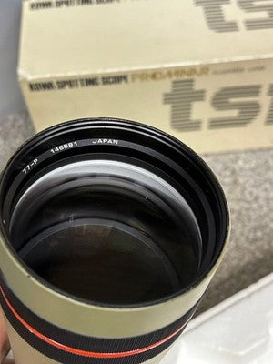KOWA PROMINAR TSN-4 FIELD SCOPE WITH 20-60X ZOOM EYEPIECE 77MM LENS RARE