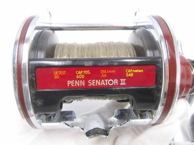 PENN 113HLW 4/0 WIDE SPOOL BAITCASTING REEL FISHING MADE IN USA EXCELLENT+++++
