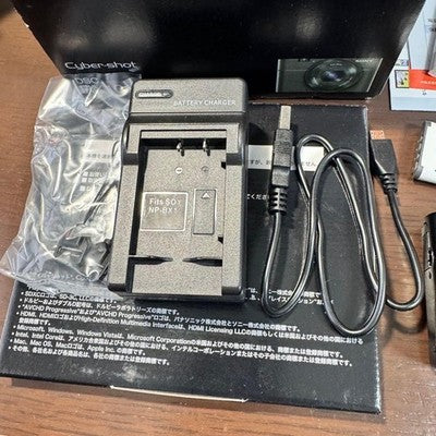 SONY CYBER-SHOT DSC-RX100 DIGITAL CAMERA BLACK WITH ACCESSORIES JAPAN MADE