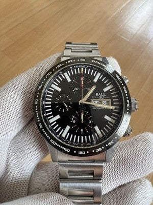 BALL WATCH CM2092C S1J BK STORM CHASER II CHRONOGRAPH AUTOMATIC 42MM BOXED