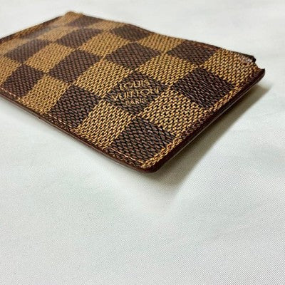 LOUIS VUITTON N62656 DAMIER EBENE POCHETTE CLES COIN PURSE KEY CASE BROWN