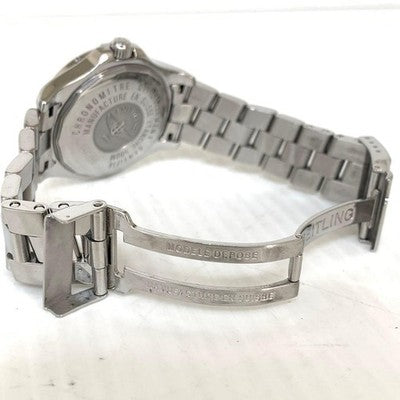 BREITLING COLT GMT A32350 SILVER DIAL AUTOMATIC MEN'S WATCH WORKS