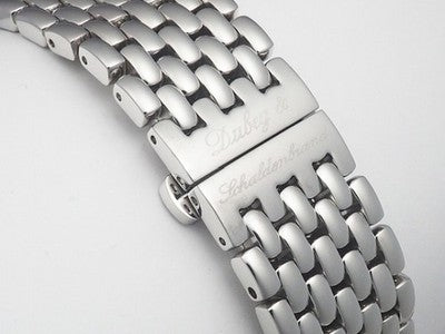 DERBY & SCHALDENBRAND AERODINE BIG DATE STAINLESS STEEL 44MM WRISTWATCH USED
