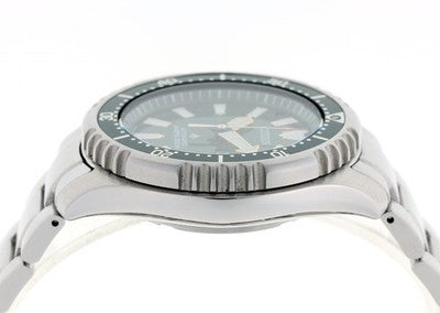 CITIZEN PROMASTER NY0099-81X GREEN AUTOMATIC MEN'S WRISTWATCH ROUND FACE
