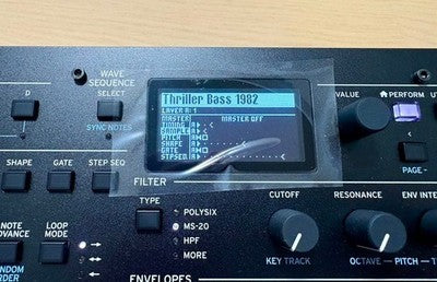 KORG WAVESTATE MODULE SYNTHESIZER EXCELLENT CONDITION W/ EXTRA PRESETS & BOX