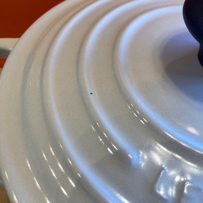 LE CREUSET COCOTTE RONDE 18CM PEACOCK CAST IRON ENAMEL DUTCH OVEN FRANCE
