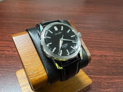 KING SEIKO 44-9990 SECOND MODEL 1968 25 JEWELS BLACK DIAL MANUAL WIND WATCH