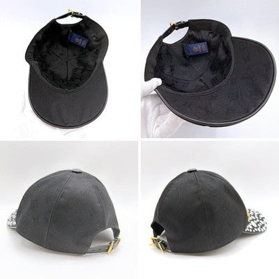 LOUIS VUITTON YAYOI KUSAMA CAP M7069L INFINITY DOT BLACK UNISEX RARE HAT