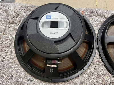 JBL E140-8 38CM WOOFER SPEAKER UNITS - PAIR - TESTED & WORKING
