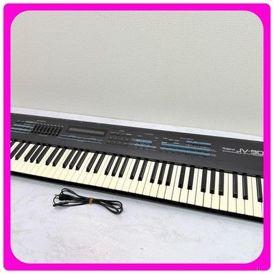 ROLAND JV-90 76-KEY SYNTHESIZER KEYBOARD TESTED WORKING W/ POWER CABLE JAPAN