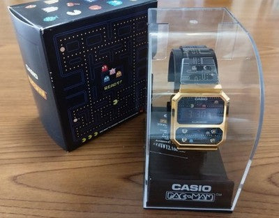CASIO A100WEPC PAC-MAN COLLABORATION LIMITED EDITION RETRO DIGITAL WATCH