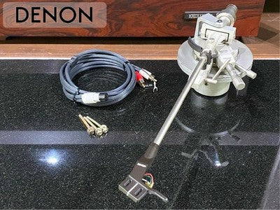 DENON DA-402 LONG STRAIGHT TONEARM PHONO CABLE EXCELLENT+++++