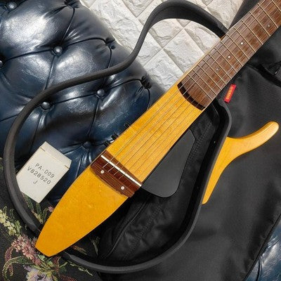 YAMAHA SLG-100S SILENT GUITAR STEEL STRING TRAVEL ACOUSTIC ELECTRIC BLACK