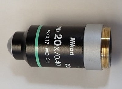 Nikon CFI LWD 20x 0.40 Infinity Objective Lens ∞/0.17 Removed From E200 Used