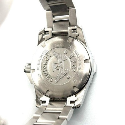 LONGINES HYDROCONQUEST L3.247.4 QUARTZ DIAMOND MOP DIAL DATE STAINLESS WATCH