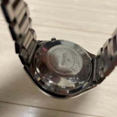 SEIKO ADVAN 6106-7680 AUTOMATIC WATCH BLACK DIAL VINTAGE STAINLESS STEEL WORKING