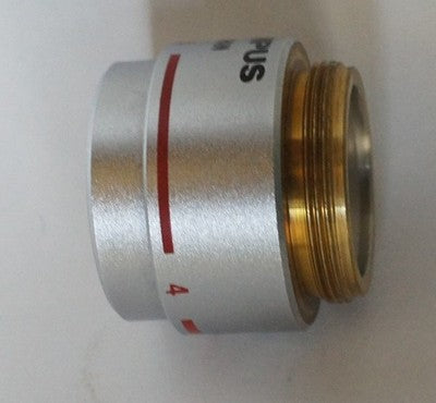 Olympus E Achromat 4x 0.10 Objective Lens 160/- For CH2 BH2 Used Excellent
