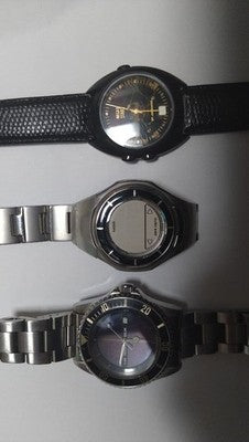 JUNGHANS MEGA STAR CASIO WEBCEPTOR ELGIN MEN'S WRISTWATCH FOR PARTS NOT WORKING