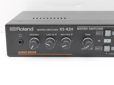 ROLAND PROFESSIONAL A/V XS-42H 4-CHANNEL INPUT 2-CHANNEL OUTPUT MATRIX SWITCHER