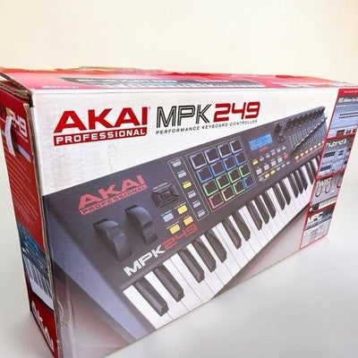 AKAI PROFESSIONAL MPK249 49-KEY MIDI KEYBOARD CONTROLLER W/ BOX USB MANUAL