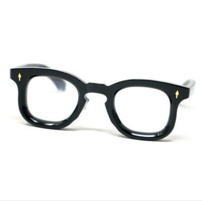 JACQUES MARIE MAGE LOEWY DEVAUX BLACK HORN EYEGLASSES FRAME RARE JAPAN