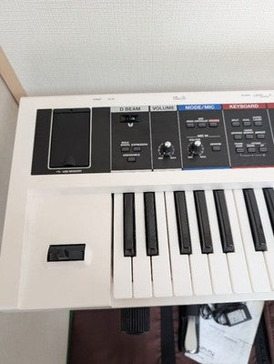 ROLAND JUNO-DI SYNTHESIZER KEYBOARD 61-KEY W/ STAND ADAPTER MANUAL FROM JAPAN