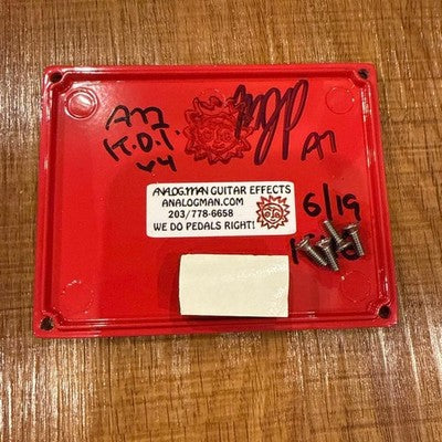 ANALOG.MAN KING OF TONE V4 HI-GAIN RED RARE TESTED WORKING JP