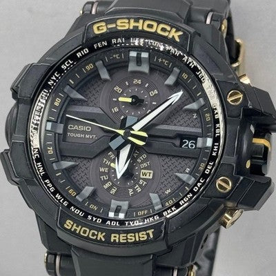 CASIO G-SHOCK GW-A1030A-1AJR GRAVITYMASTER SKY COCKPIT  ANNIV SOLAR RADIO WATCH