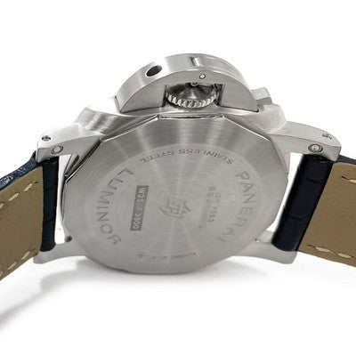 PANERAI LUMINOR MARINA PAM01313 W SERIAL AUTOMATIC STAINLESS STEEL BLUE DIAL