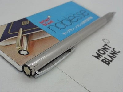 Montblanc Noblesse No 1122 Fountain Pen Silver EF Buffed Finish Used From Japan
