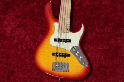 WOOFY BASSES ONE SERIES HANK 5 M PLUS 5-STRING BASS CHERRY SUNBURST