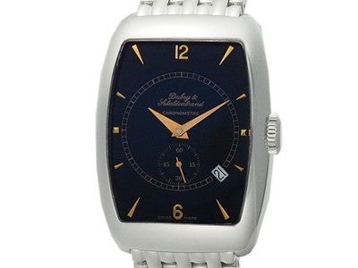 DUBEY & SCHALDENBRAND AERODYNE DATE BLACK DIAL AUTOMATIC WATCH USED AUTHENTIC