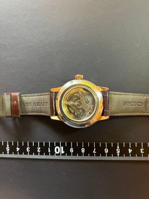 SEIKO PRESAGE SARY132 4R57 AUTOMATIC DATE MEN'S WATCH BROWN LEATHER NO BOX