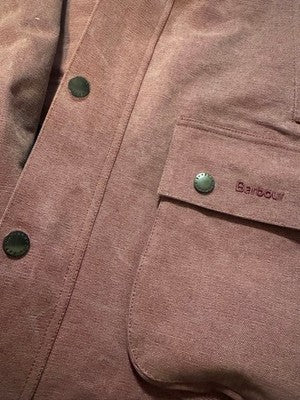 BARBOUR X NOAH BEDALE COTTON JACKET RED MEN'S SIZE M CASUAL