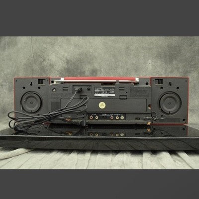 SHARP QT-88R DOUBLE BOOMBOX AM/FM CASSETTE VINTAGE EXCELLENT+++